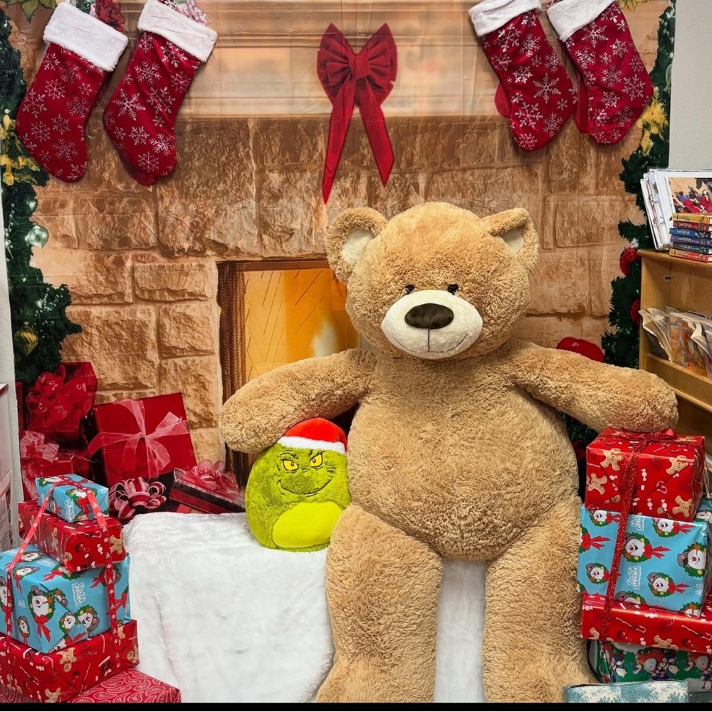 Giant Tan Teddy Bear